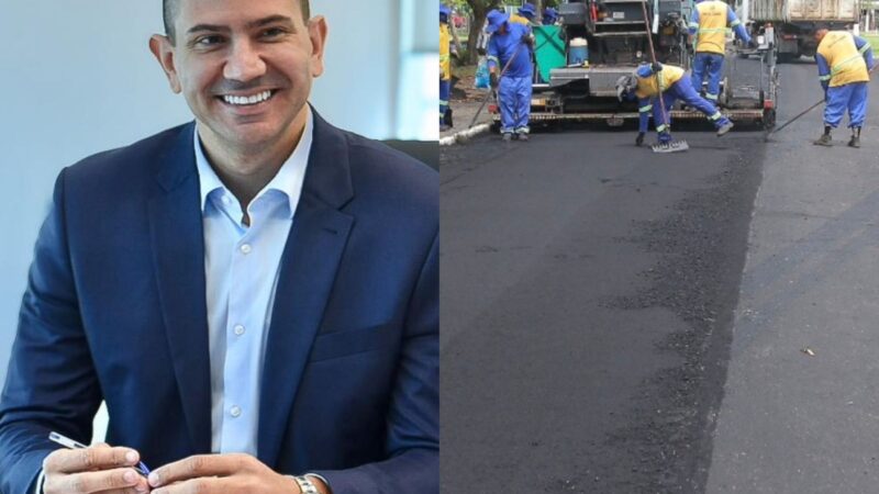 O secretário das Cidades, Douglas Ruas, destacou o avanço das obras de recapeamento no Sul Fluminense