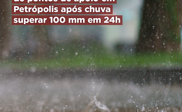MPRJ cobra reabertura de pontos de apoio em Petrópolis após chuva superar 100 mm em 24 horas