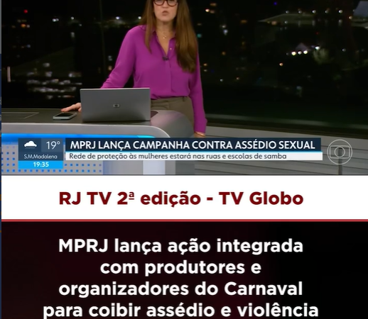 MPRJ lança ação integrada com produtores e organizadores do Carnaval para coibir assédio e violência contra mulheres