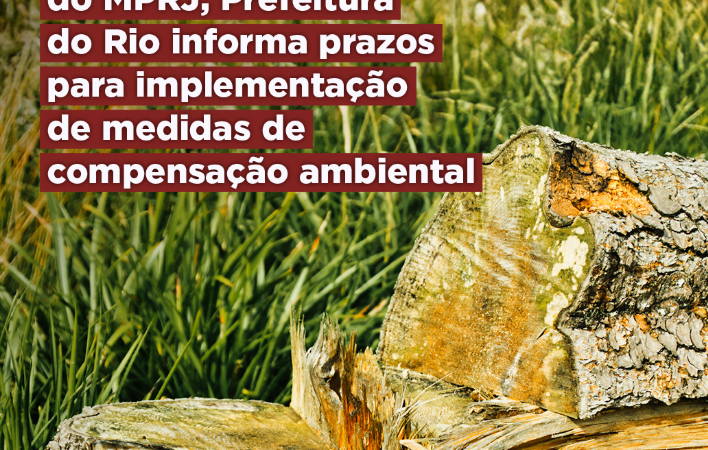 Após notificação do MPRJ, Prefeitura do Rio informa prazos para implementação de medidas de reforço para a compensação ambiental