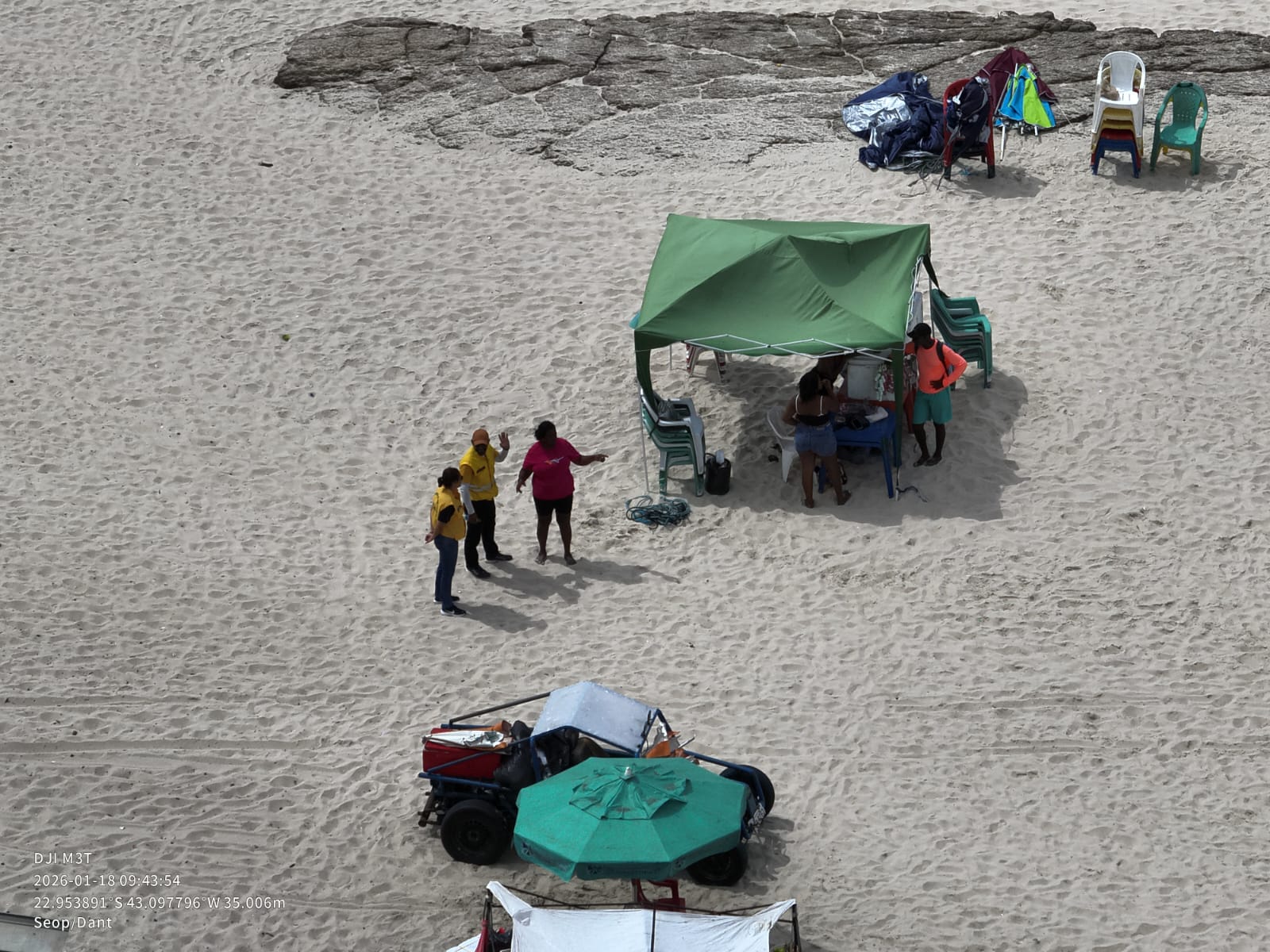 Operação Verão reforça fiscalização com drones na Praia de Piratininga