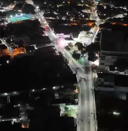 Ruas do Barreto recebem iluminação de LED