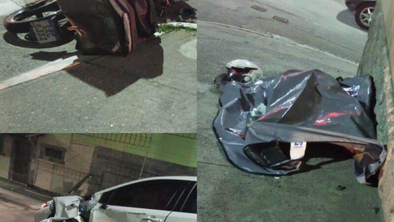 Motociclista morador de Niterói morre em grave acidente em São Gonçalo