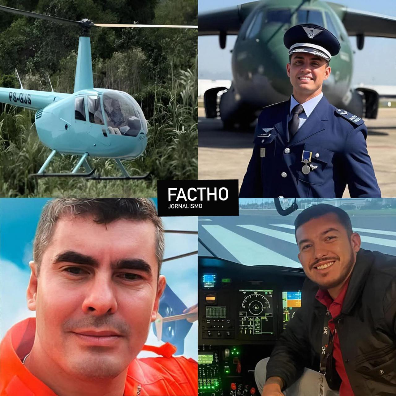 Tragédia aérea no Rio: três vítimas da queda de helicóptero são identificadas