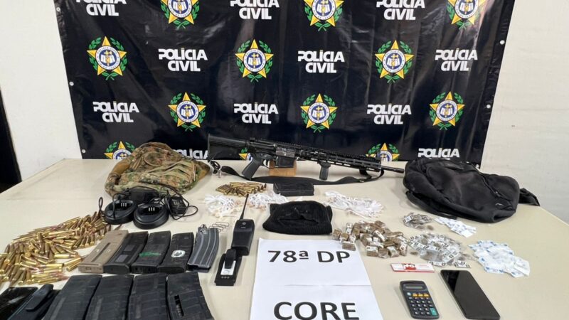 Operação da 78ª DP e CORE frustra ação do tráfico na comunidade do Pimba, em Niterói