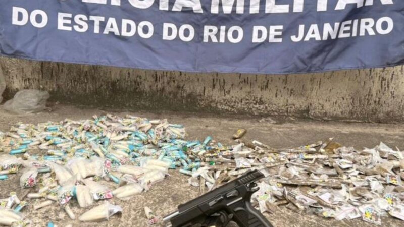 7º BPM intensifica combate ao tráfico em São Gonçalo com apreensão de armas e drogas