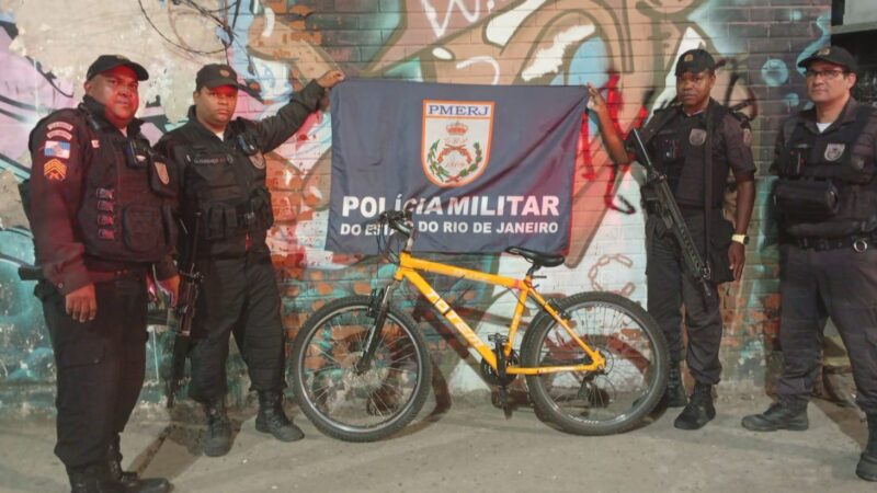 Policiais Militares do 12ºBPM recupera bicicleta furtada em Niterói, próximo ao Plaza Shopping em menos de 24 horas