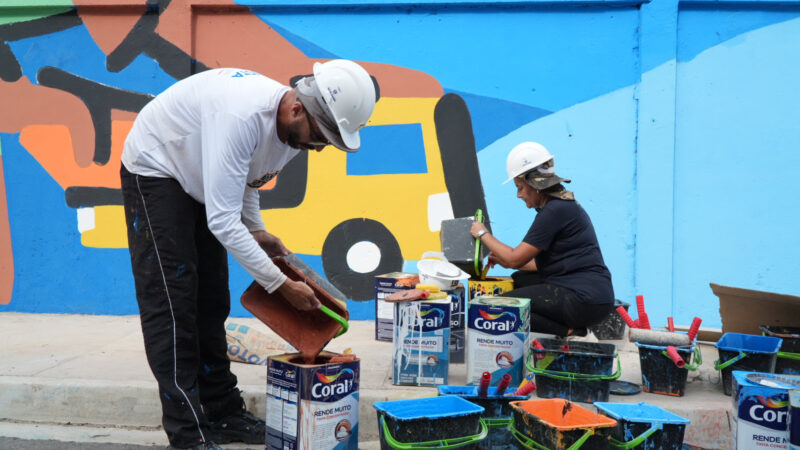 Parque RJ São Gonçalo entra na reta final de obras e ganha intervenções artísticas do projeto Cidade Ilustrada