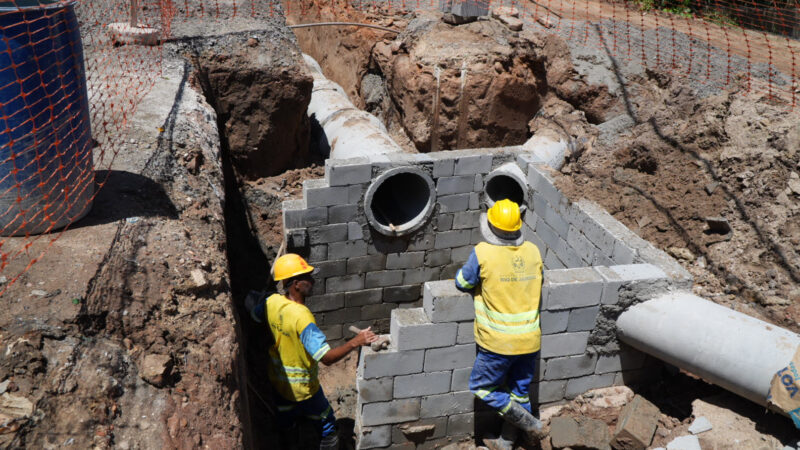 Obras de drenagem têm início na Estrada do Sapê, em Santa Izabel