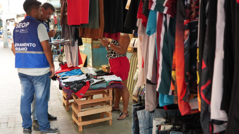 Posturas realiza ação de ordenamento do comércio autônomo em São Gonçalo