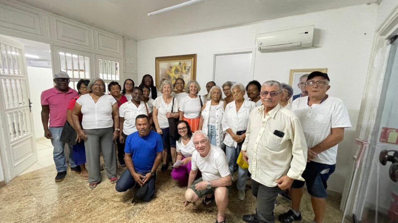 Funasg realiza roda de conversa com idosos sobre a campanha Janeiro Branco