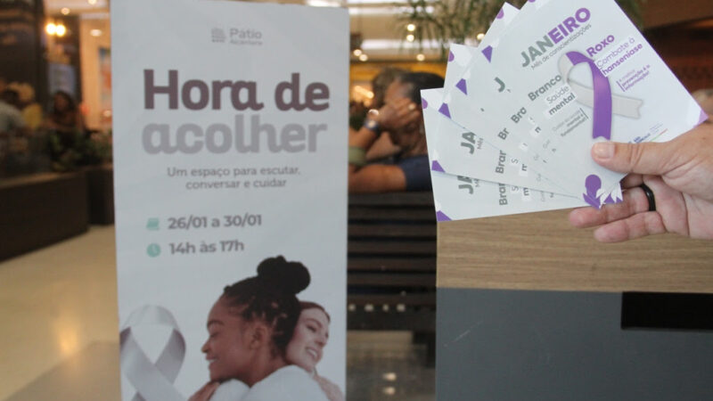 Saúde mental: São Gonçalo faz atendimento gratuito em shopping esta semana