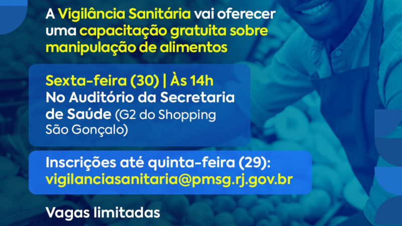 Vigilância Sanitária faz capacitação para funcionários de supermercados
