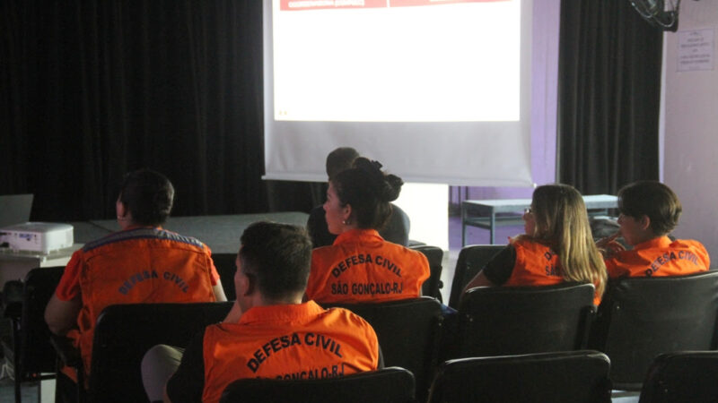 Defesa Civil de São Gonçalo realiza curso de redução de riscos