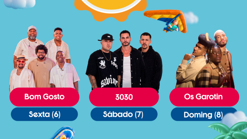 Sesc Verão São Gonçalo terá três dias de shows e programação gratuita no Parque RJ