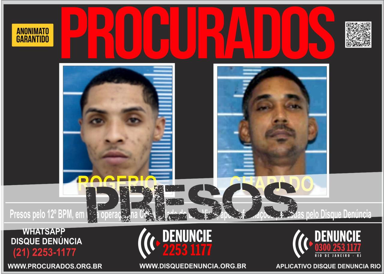 Polícia Militares do 12º recaptura dois evadidos do sistema penitenciário durante operação na comunidade Boa Vista, em Niterói