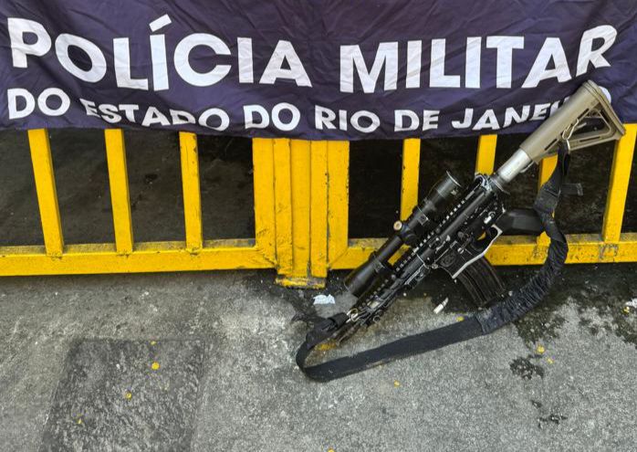 7º BPM apreende fuzil de guerra no Laranjal e reforça virada na segurança de São Gonçalo