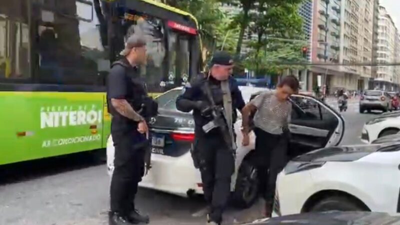 Policiais Civis da 76ª prende condenada por latrocínio durante operação no Centro de Niterói