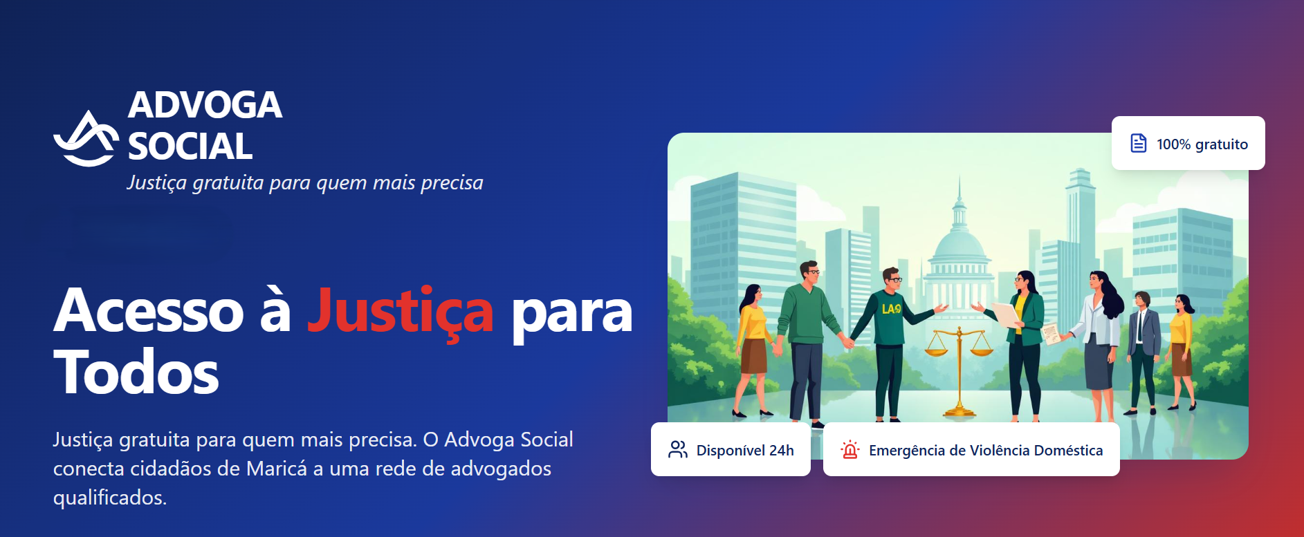 Prefeitura de Maricá abre inscrições para advogados em programa que garante justiça gratuita à população