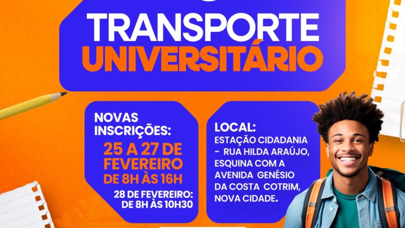Itaboraí abre novas inscrições para Transporte Universitário