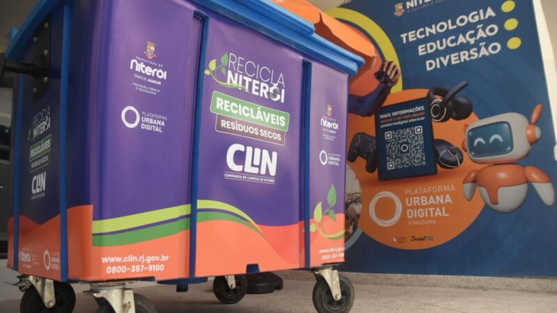 “Recicla Niterói” chega às Plataformas Urbanas Digitais (PUDs) da Engenhoca e Viradouro