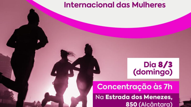 São Gonçalo vai promover corrida especial no Dia Internacional da Mulher