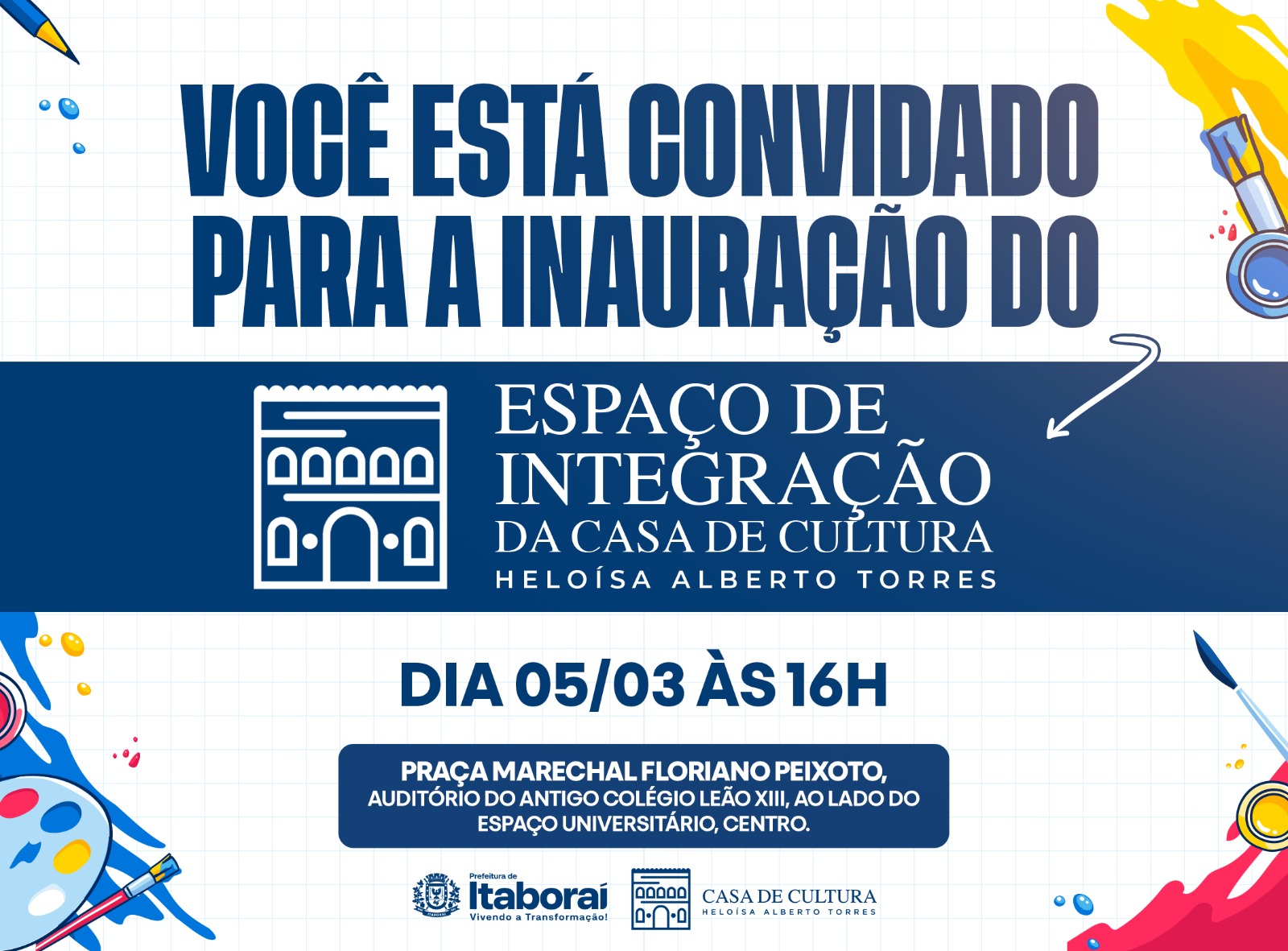 Itaboraí inaugura Espaço de Integração da Casa de Cultura Heloísa Alberto Torres