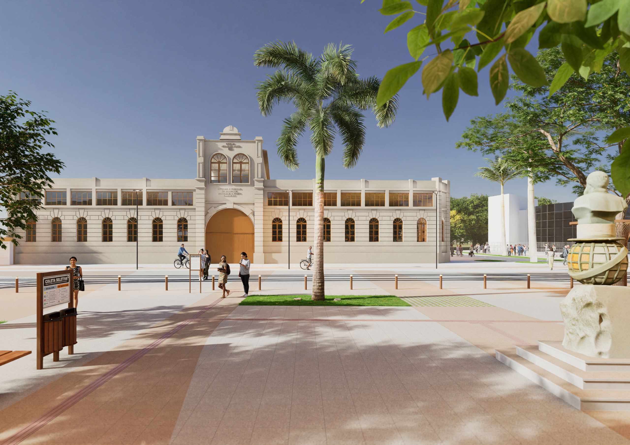 Praça Leoni Ramos, em São Domingos, será revitalizada