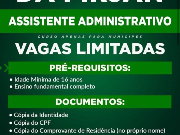 Prefeitura de Itaboraí divulga curso gratuito de Assistente Administrativo em parceria com a Firjan