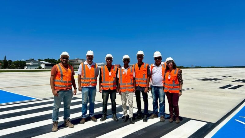 Alunos do Instituto Federal Fluminense iniciam trajetória profissional no Aeroporto de Maricá