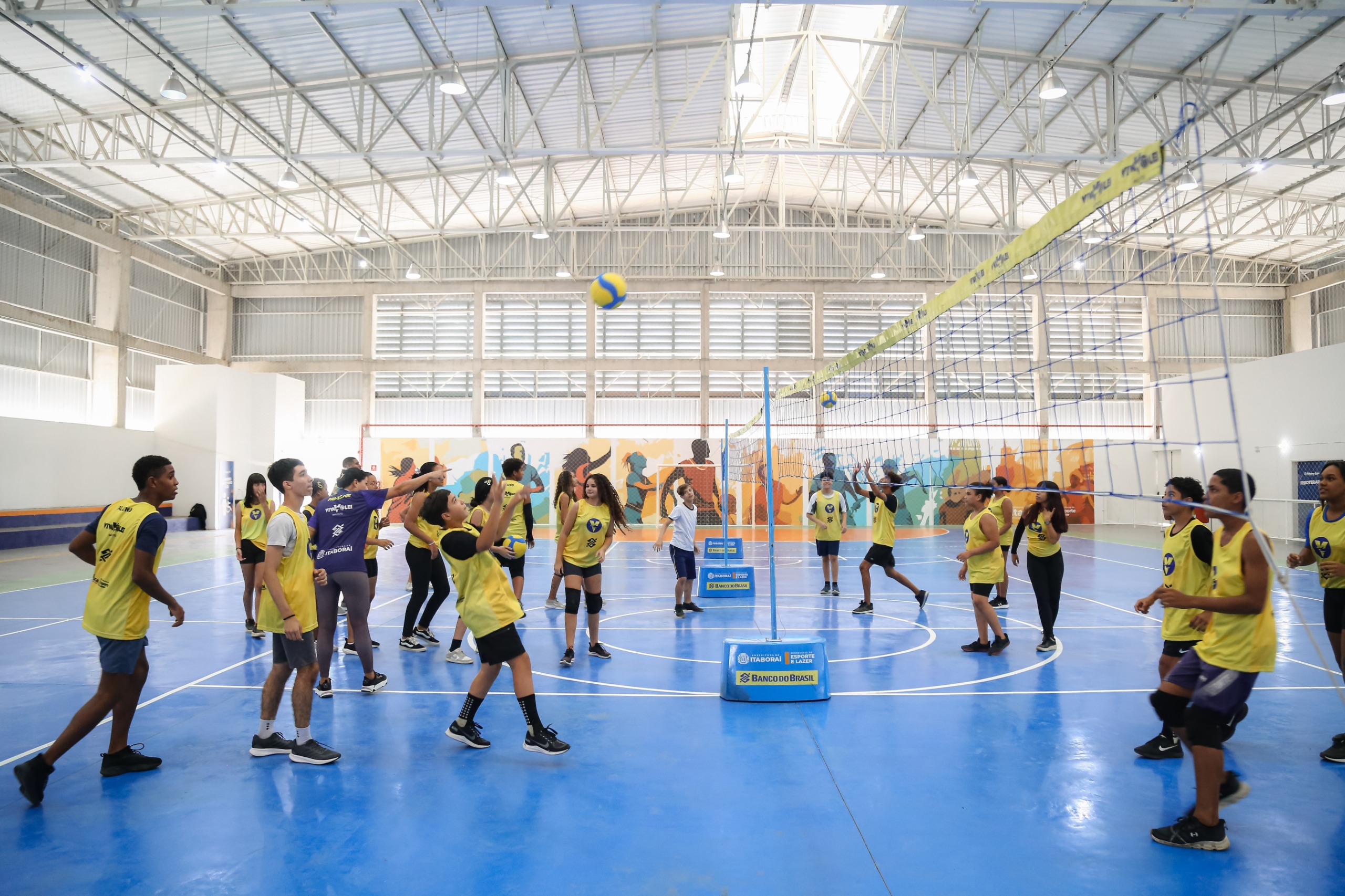 Viva Vôlei marca início das atividades no novo Ginásio Esportivo em Itaboraí
