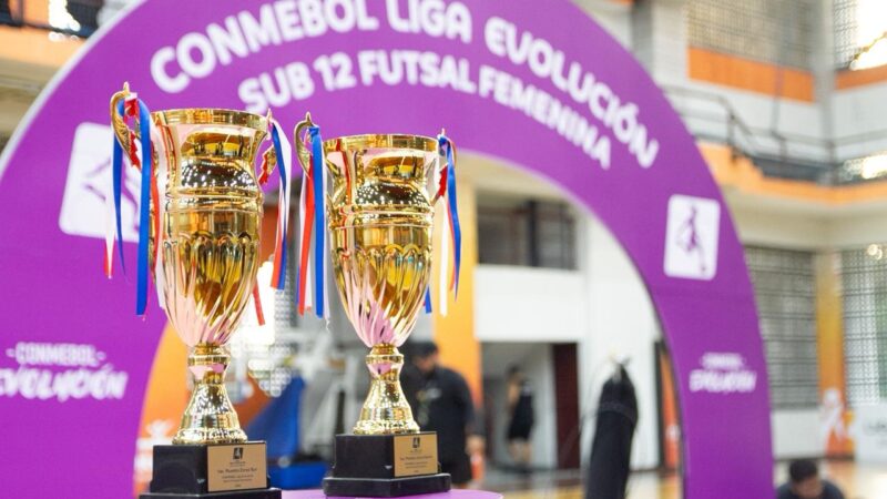 CT Niterói Joga em Rede sedia finais da Liga Evolución Sub-12 de futsal feminino e Brasil termina como vice-campeão