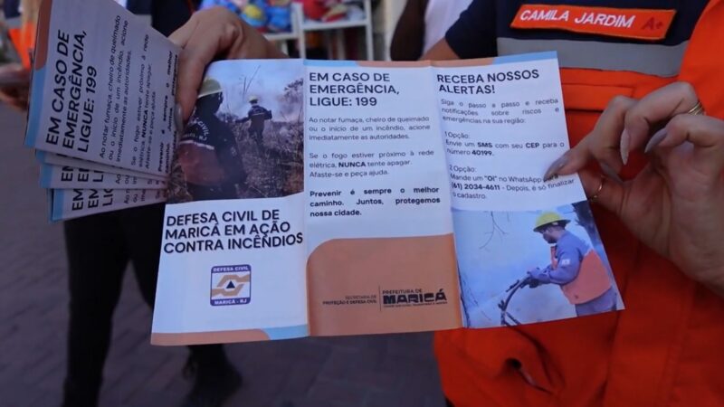 Prefeitura de Maricá promove campanha de prevenção a incêndios urbanos e ambientais