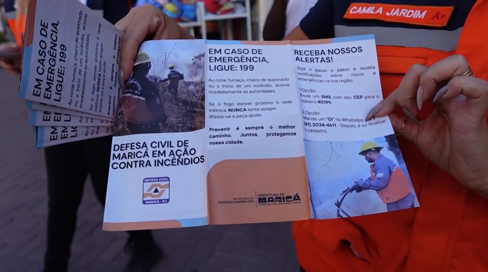Prefeitura de Maricá promove campanha de prevenção a incêndios urbanos e ambientais
