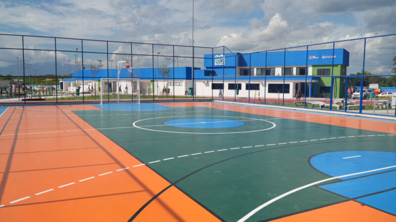 Tênis e badminton podem ser praticados no Parque RJ Nosso Sonho