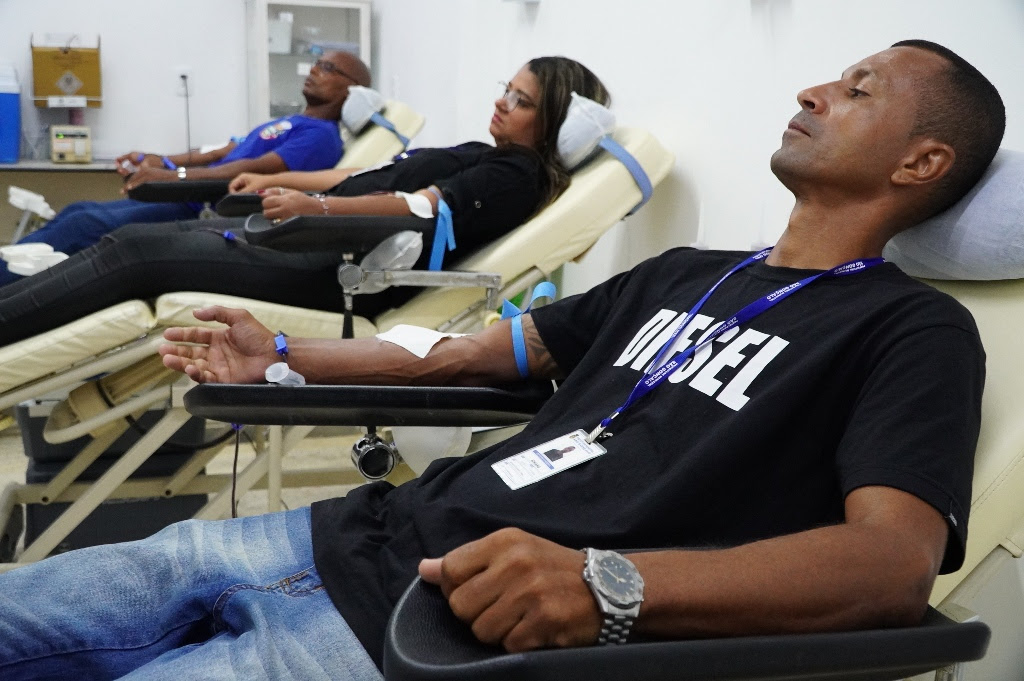 Servidores municipais doam sangue no Hemonúcleo de São Gonçalo nesta sexta-feira (6)