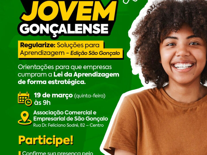 São Gonçalo oferece orientação para empresas sobre programa Jovem Aprendiz