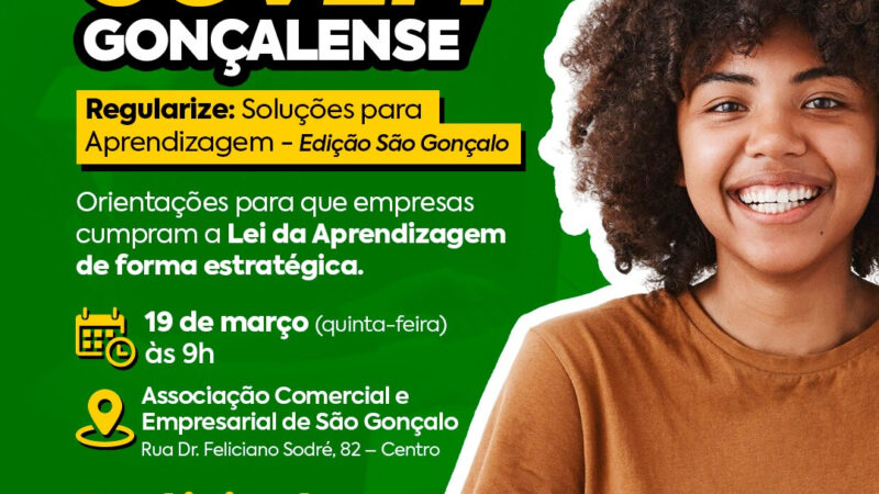 São Gonçalo oferece orientação para empresas sobre programa Jovem Aprendiz