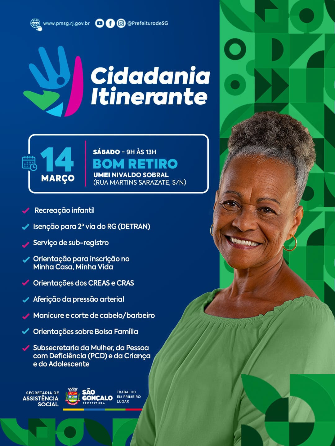 Jardim Bom Retiro vai receber Cidadania Itinerante 