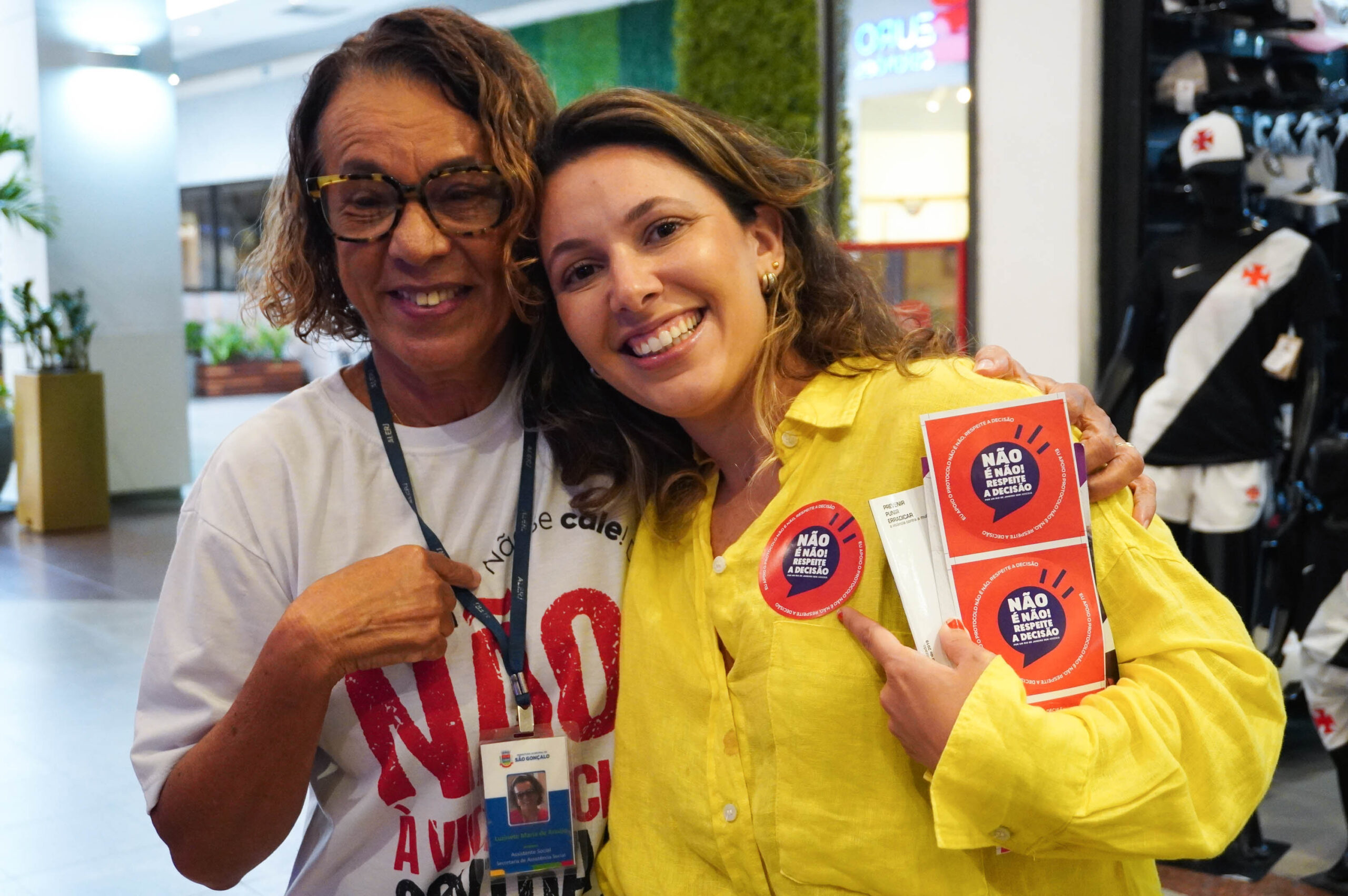 São Gonçalo promove ação de conscientização sobre violência contra mulher