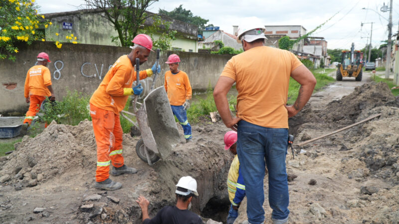 Prefeitura de São Gonçalo inicia pacote de obras de infraestrutura no complexo do Salgueiro