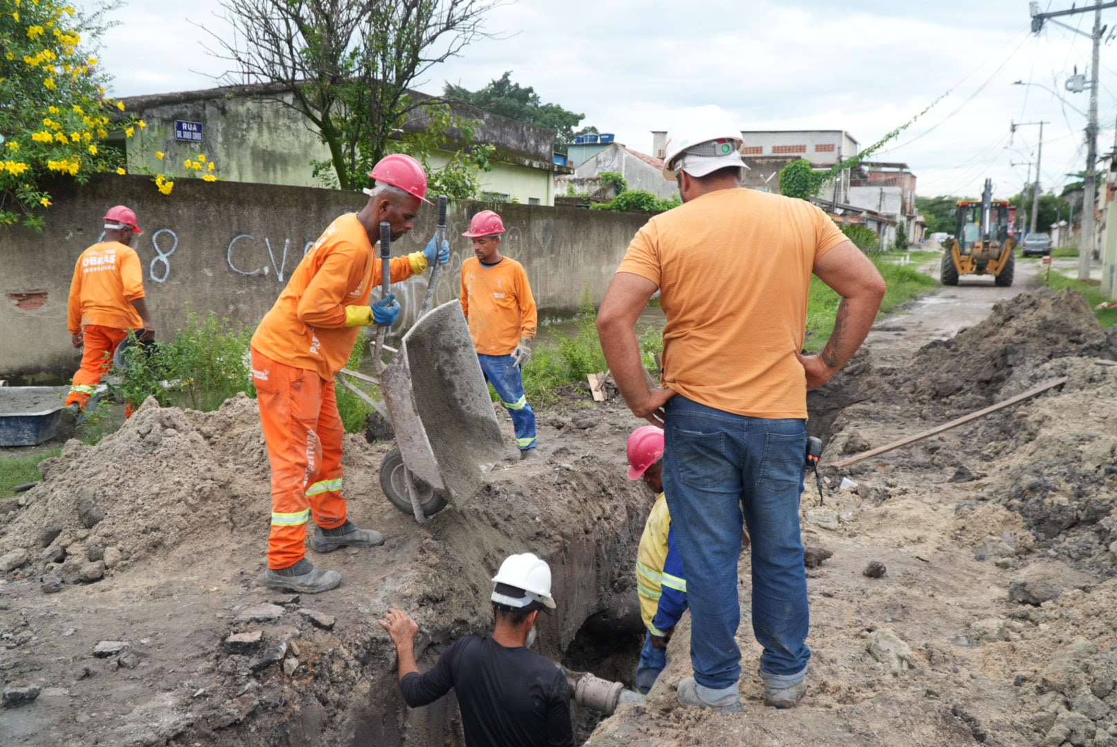 Prefeitura de São Gonçalo inicia pacote de obras de infraestrutura no complexo do Salgueiro