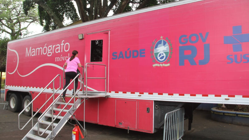 São Gonçalo vai receber carreta da mamografia na praça do Zé Garoto