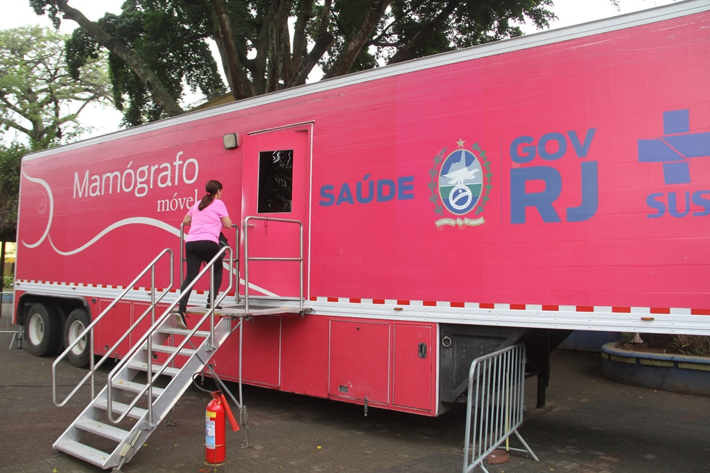 São Gonçalo vai receber carreta da mamografia na praça do Zé Garoto