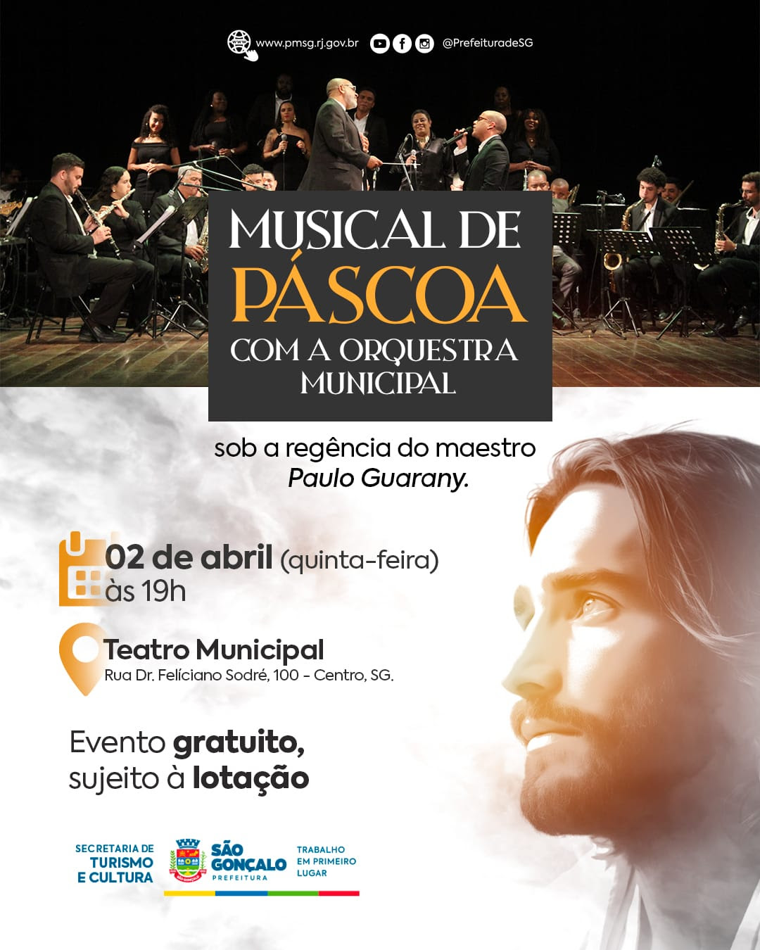 São Gonçalo realiza show especial de Páscoa nesta quinta-feira (2)