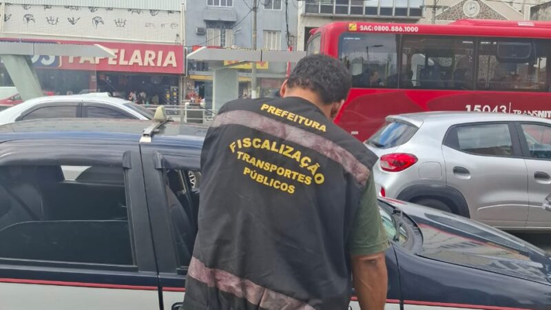 Prefeitura de Niterói inicia ação de fiscalização de táxis