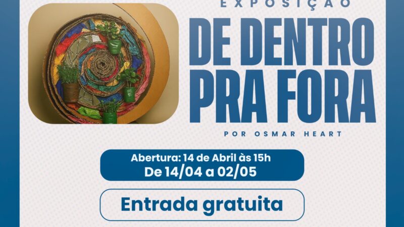 Exposição “De Dentro pra Fora” propõe imersão sensorial sobre o autismo em Itaboraí