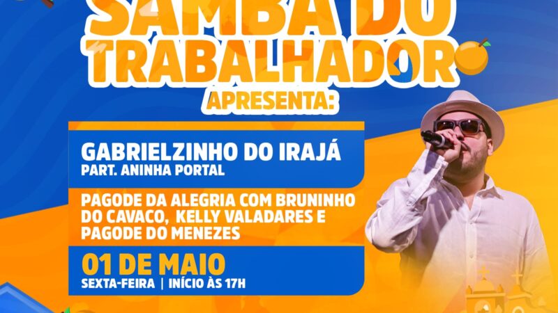 Itaboraí 193 anos: Samba do Trabalhador anima Itaboraí no feriado de 1º de maio