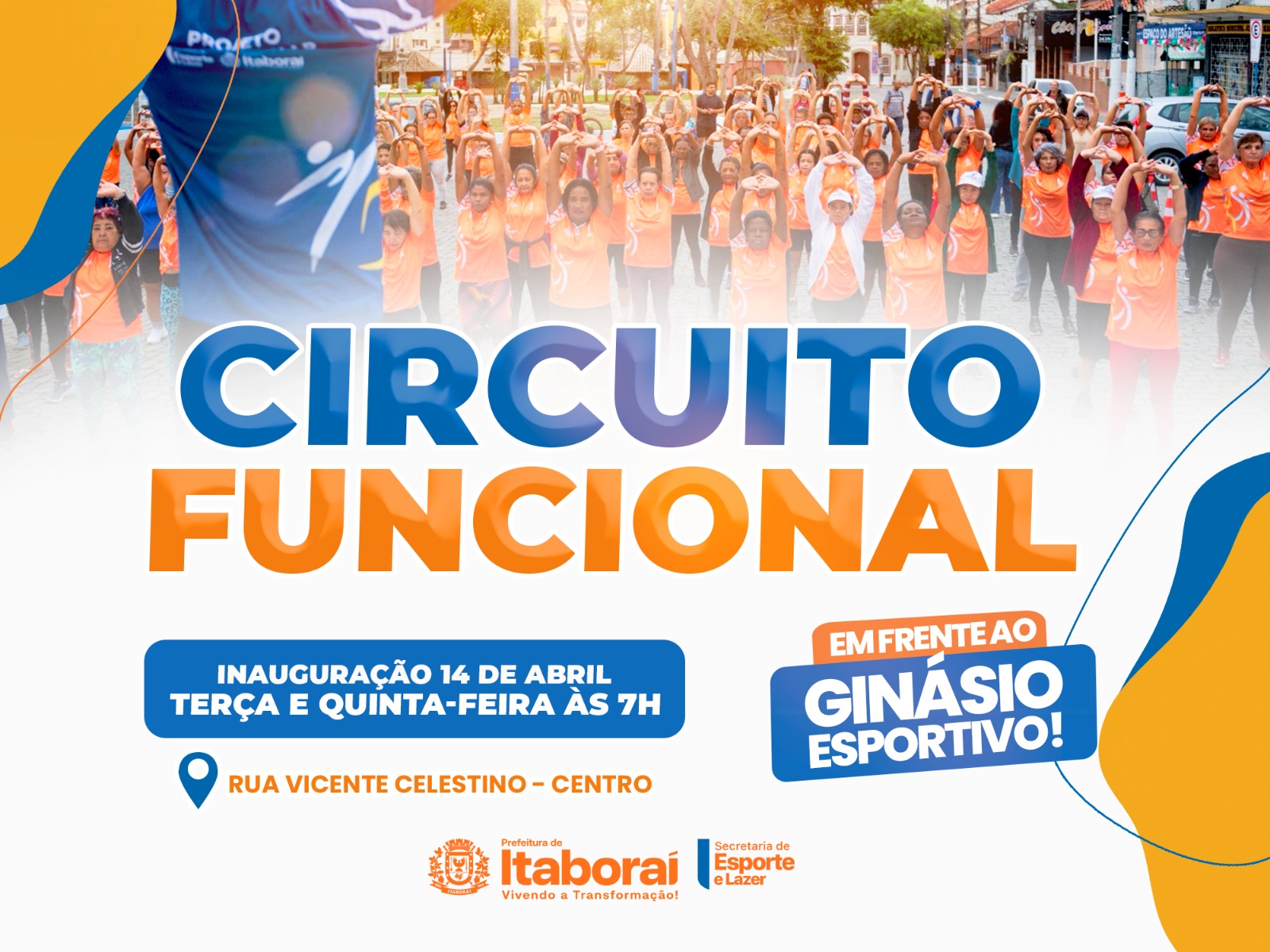 Itaboraí abre inscrições para o circuito funcional no entorno do Ginásio Esportivo