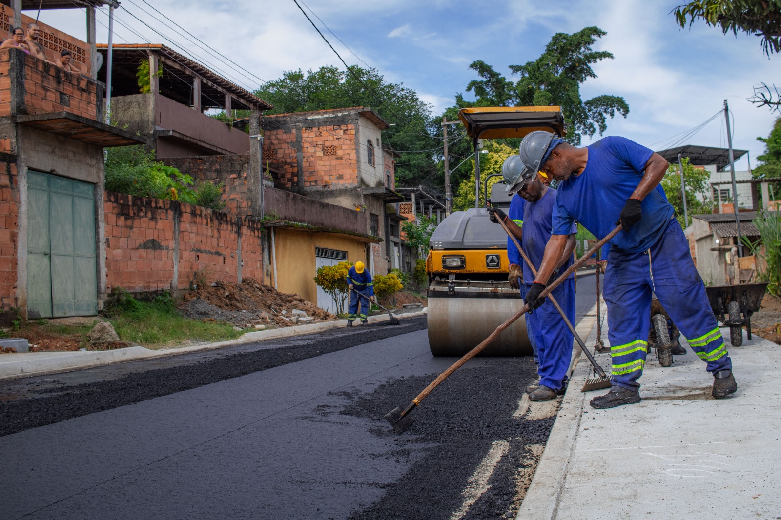 Marambaia entra na fase final de pavimentação em vias estratégicas do bairro